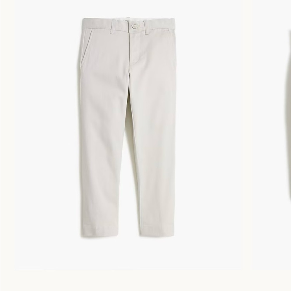 J. Crew Factory Tan Trousers Lightweight Relaxed Fit